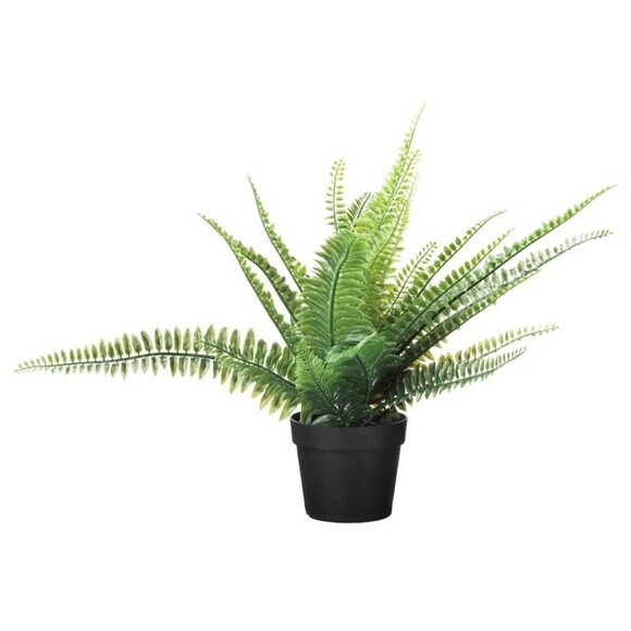 IKEA FEJKA Artificial potted plant, in/outdoor fern artificial plan 9cm New - Picture 1 of 12
